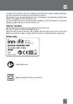 Предварительный просмотр 9 страницы Innofit INN-055 User Manual