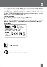 Предварительный просмотр 9 страницы Innofit INN-056 User Manual