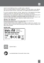 Предварительный просмотр 13 страницы Innofit INN-056 User Manual