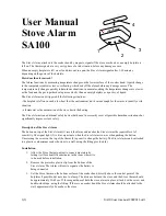 Предварительный просмотр 1 страницы Innohome Stove Alarm SA100 User Manual