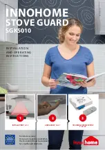 Innohome Stove Guard SGK5010 Installation And Operating Instructions Manual предпросмотр