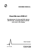 Innomed Medical HeartScreen 80G-L1 User Manual preview