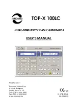 Предварительный просмотр 1 страницы Innomed Medical TOP-X 100LC User Manual