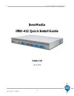 InnoMedia iPBX-124 Quick Install Manual preview