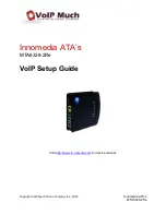 Предварительный просмотр 1 страницы InnoMedia MTA6328-2Re Setup Manual