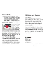 Preview for 4 page of Innoquest SpotOn FM-15 Product Manual