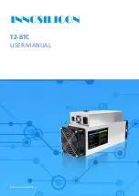 INNOSILICON T2-BTC User Manual preview