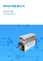 INNOSILICON T2T-25T BTC User Manual предпросмотр