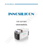 INNOSILICON T2T-32T BTC User Manual предпросмотр