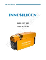 INNOSILICON T2TZ-30T BTC User Manual предпросмотр