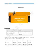 Preview for 3 page of INNOSILICON T2TZ-30T BTC User Manual