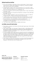 Preview for 7 page of INNOSPARKS AIR+ APV User Instructions