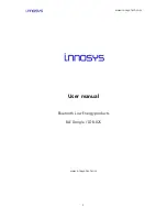 Preview for 1 page of Innosys IDB-02S User Manual