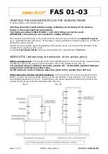 Preview for 7 page of Innotech FAS 01 Installation And Use Instructions Manual