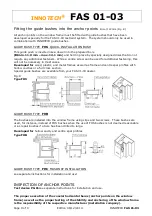 Предварительный просмотр 9 страницы Innotech FAS 01 Installation And Use Instructions Manual