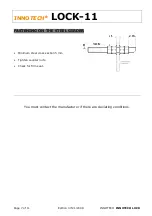 Предварительный просмотр 7 страницы Innotech LOCK-13 Instructions For Installation And Use Manual