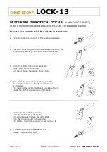 Предварительный просмотр 8 страницы Innotech LOCK-13 Instructions For Installation And Use Manual