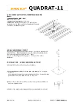 Предварительный просмотр 8 страницы Innotech QUADRAT-11 Instructions For Installation And Use Manual