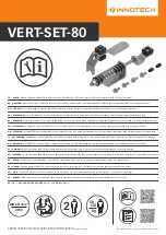 Innotech VERT-SET-80 Manual preview