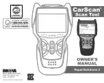 Preview for 1 page of Innova CarScan RepairSolutions 2 Owner'S Manual