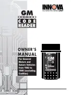 Preview for 1 page of Innova GM 3123 Owner'S Manual