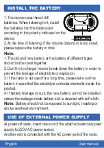 Preview for 4 page of Innova R/FM02 User Manual