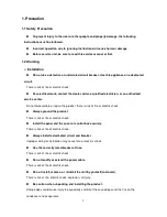 Preview for 3 page of innovair BIN312C2V31 Service Manual