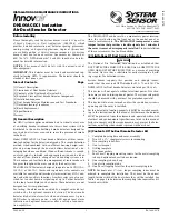 Preview for 1 page of innovair DH100ACDCI Installation And Maintenance Instructions Manual