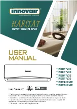 innovair HABITAT TIN1036H2V02 User Manual preview