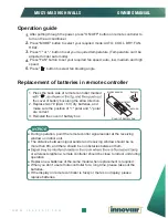 Preview for 16 page of innovair MULTI-MAX VWM10H25B Owner'S Manual