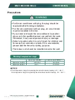 Preview for 8 page of innovair MULTI-MAX VWM10H25F Owner'S Manual