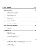 Preview for 2 page of innovair NEXXOS NIN413C2V33 User Manual