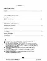 Preview for 2 page of innovair Oasis WOE10C2DB1 / HOE10C2MR83 Installation Manual