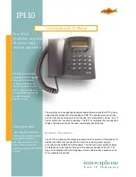 Предварительный просмотр 1 страницы Innovaphone IP110 Brochure