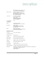 Preview for 3 page of Innovaphone IP110 Technical Specifications