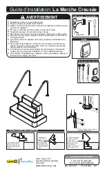 INNOVAPLAS Inground step MC30013 Installation Manual предпросмотр