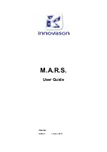 Предварительный просмотр 1 страницы INNOVASON M.A.R.S. User Manual