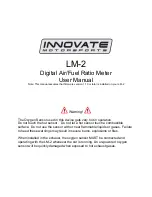 Innovate LM-2 User Manual предпросмотр