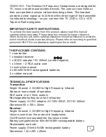 Preview for 2 page of Innovation Technology ITGSH-150 Product Manual