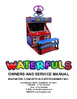 Innovative Concepts in Entertainment WaterFuls WR1000EX Owner'S And Service Manual preview