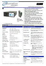 Preview for 6 page of Innovative Energies No-Break SR250i 485 Series User Manual