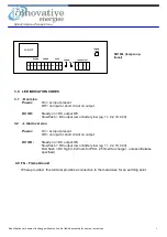 Предварительный просмотр 3 страницы Innovative Energies SR100A Series User Manual