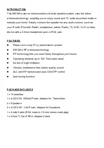 Preview for 2 page of Innovative Technology ITAT-250 User Manual