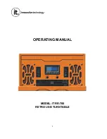 Preview for 1 page of Innovative Technology ITRR-700 Operating Manual