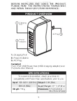 Предварительный просмотр 2 страницы Innovative Technology Justin JH-810 User Manual