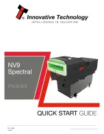 Preview for 1 page of Innovative Technology NV9 Spectral Quick Start Manual