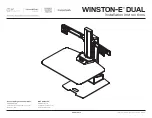 Innovative Innovative Ergonomic Solutions CompuCaddy WINSTON-E DUAL Installation Instructions Manual preview