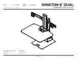 Preview for 1 page of Innovative Innovative Ergonomic Solutions CompuCaddy WINSTON-E DUAL Installation Instructions Manual