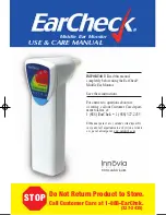 Innovia EarCheck Use & Care Manual preview
