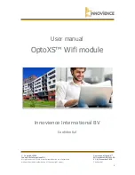 Innovience OptoXS User Manual preview